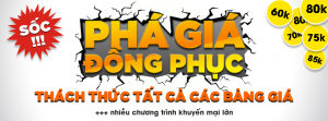 Đồng phục 123 Phá giá toàn quốc